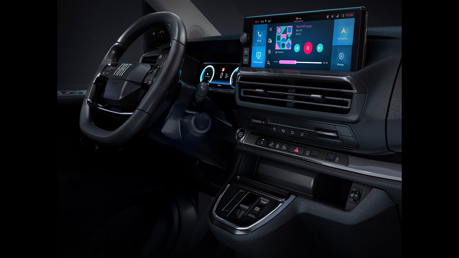 Fiat Scudo Combi: εσωτερικό, χώρος οδηγού