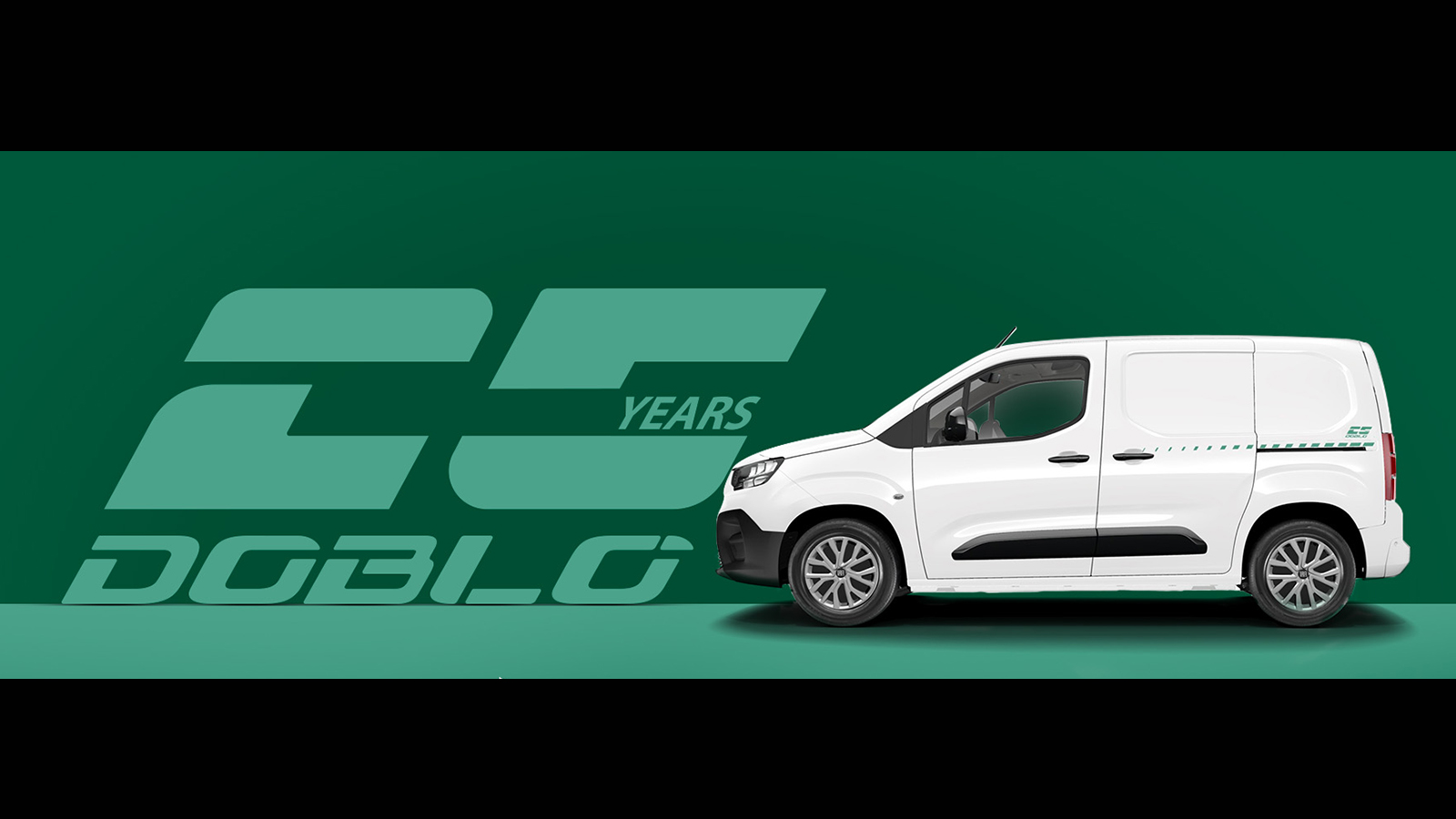 Η Fiat Professional παρουσίασε μια νέα επετειακή έκδοση για τη συμπλήρωση 25 ετών ιστορίας του Doblo! 