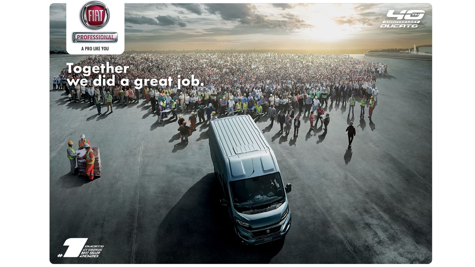 Μέσα στο 2021, το Fiat Ducato συμπληρώνει 40 έτη άκρως επιτυχημένης εμπορικής πορείας. 