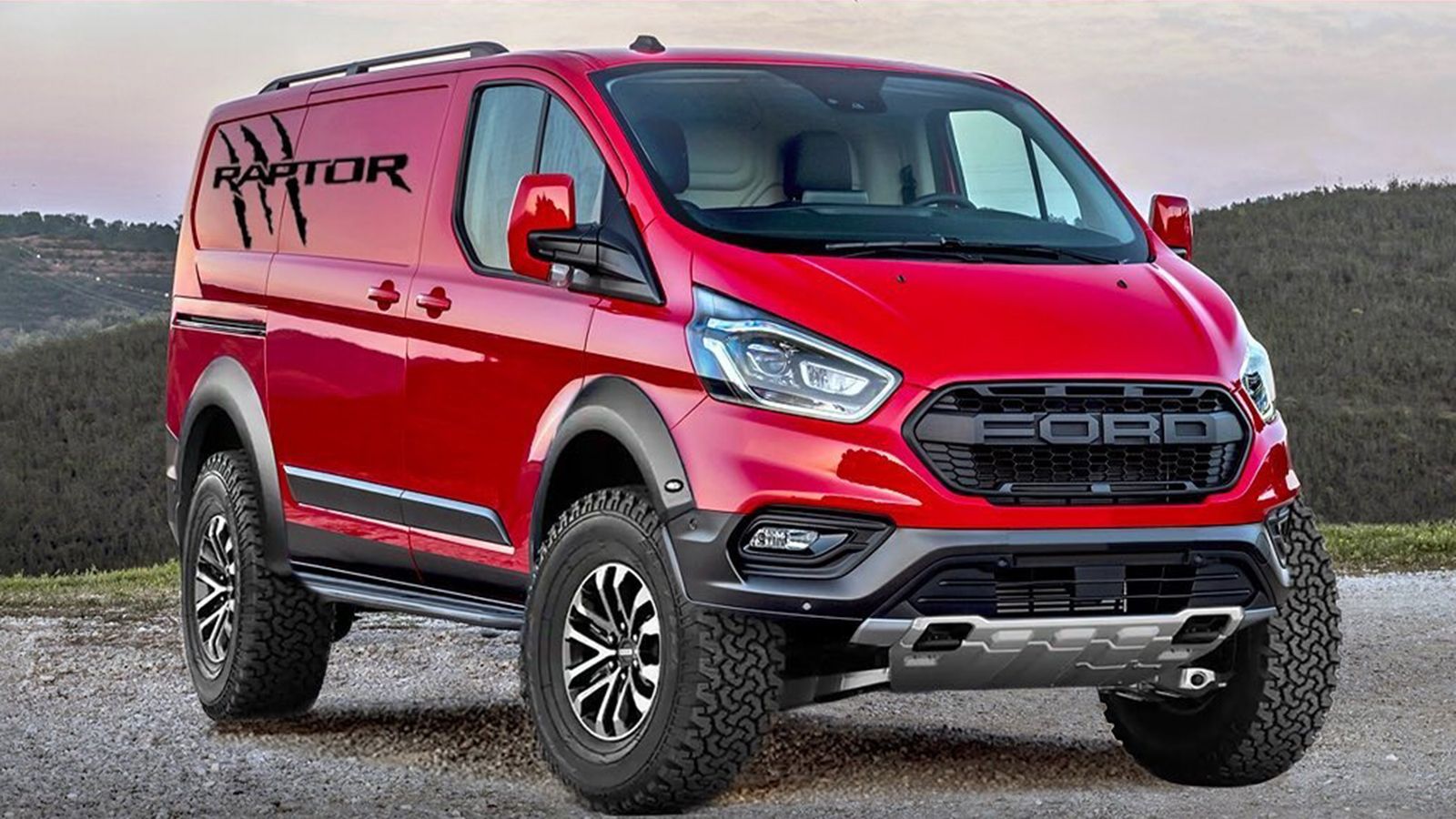 Κάπως έτσι θα μπορούσε να μοιάζει το Ford Transit Raptor. Δείτε το εδώ, γιατί στον δρόμο δεν πρόκειται να το δείτε ποτέ!