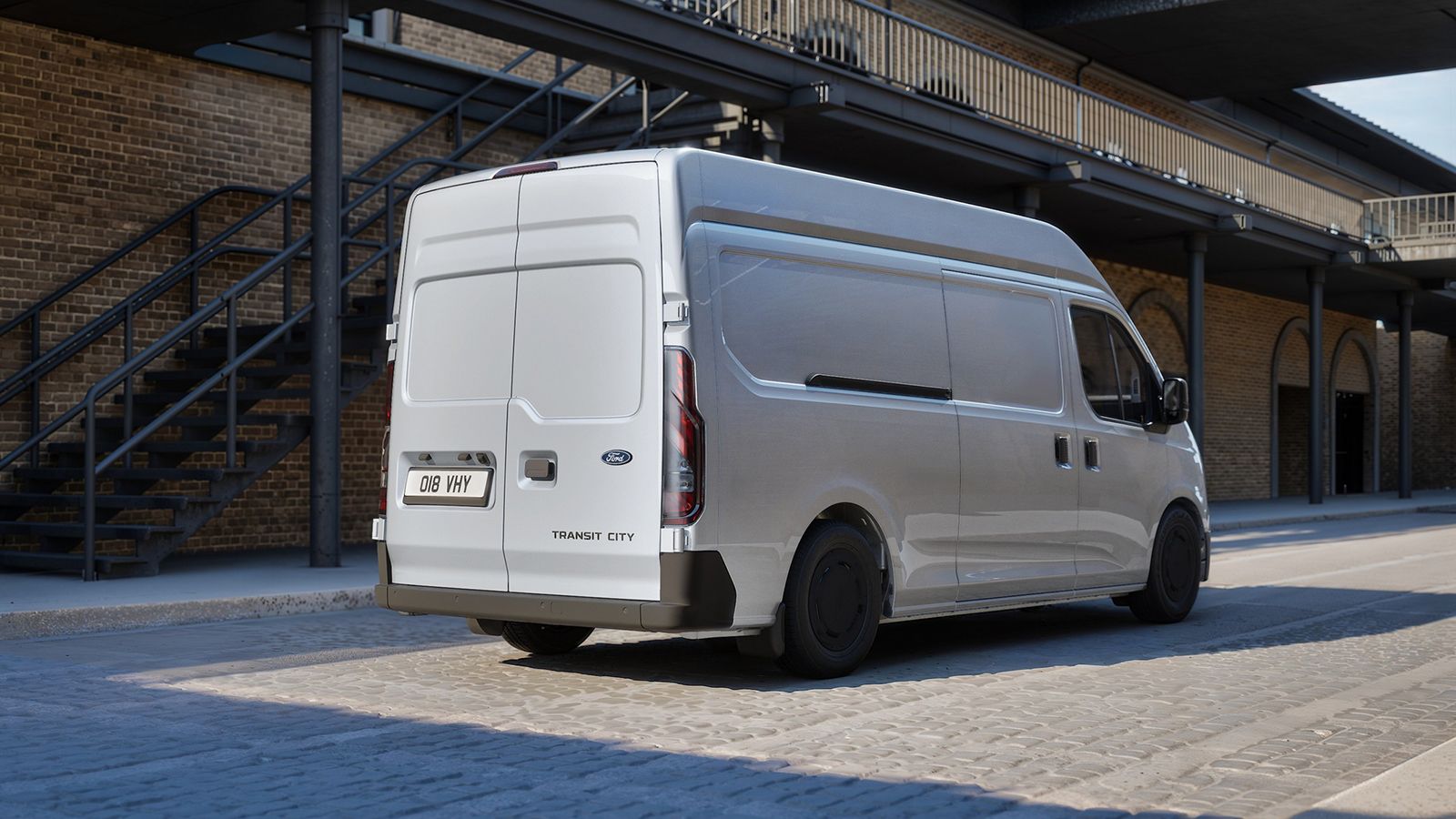 ford transit city van πίσω όψη