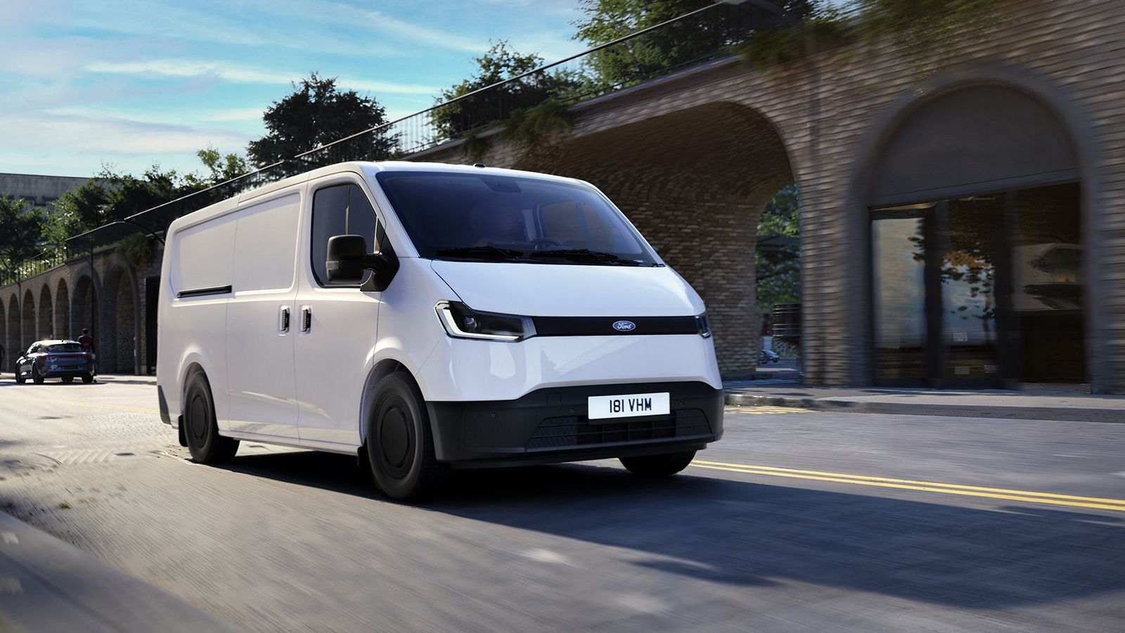 Ford Transit City: κίνηση, εμπρός όψη