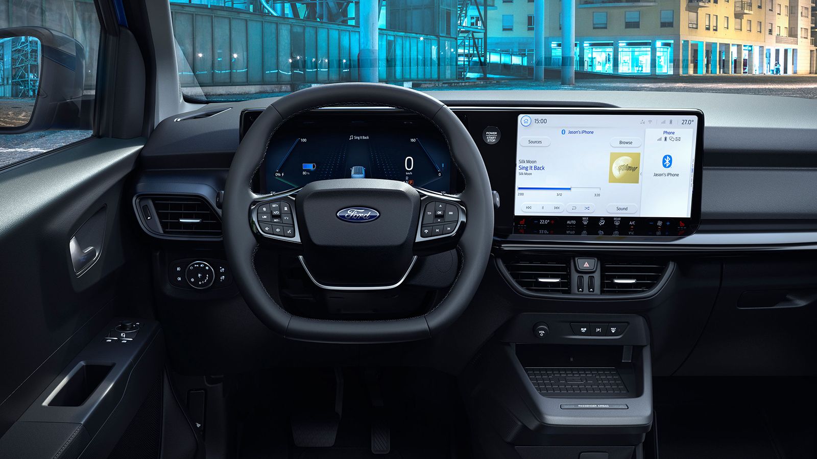 To ανανεωμένο Ford E-Transit Courier θα έχει πλέον νέο –ταχύτερο- μόντεμ 5G. 