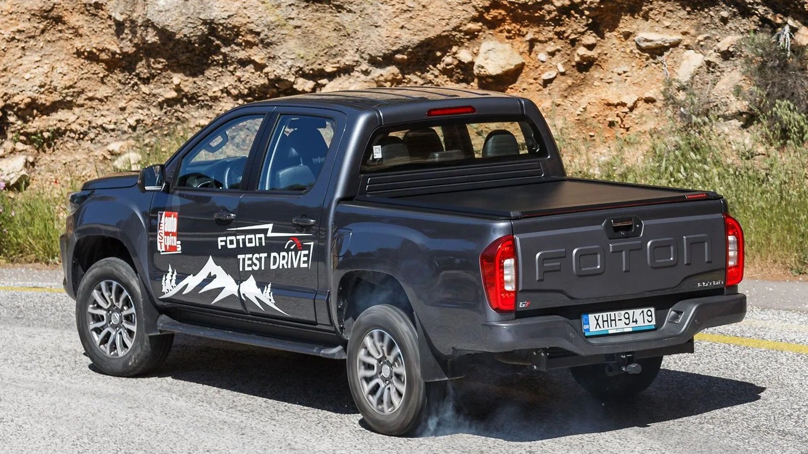 Foton Tunland G7: κίνηση, πίσω όψη