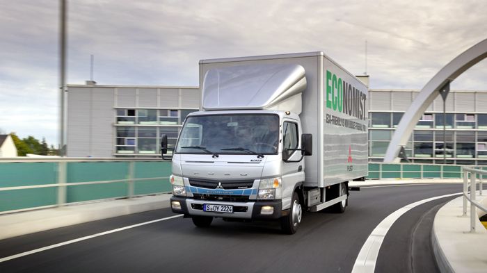 Η υβριδική έκδοση Eco Hybrid του Mitsubishi Fuso Canter απέσπασε το κορυφαίο βραβείο στα ελαφρά φορτηγά διανομών στα «European Transport Sustainabilit
