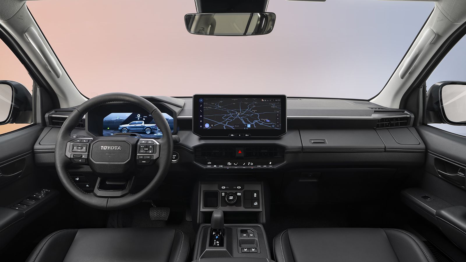 Toyota Hilux BEV: εσωτερικό καμπίνας