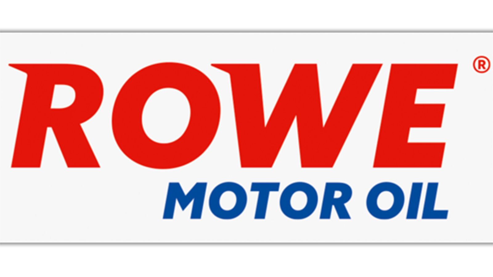 Λογότυπο ROWE Motor Oil για τη νέα συνεργασία με τη GRANTEX