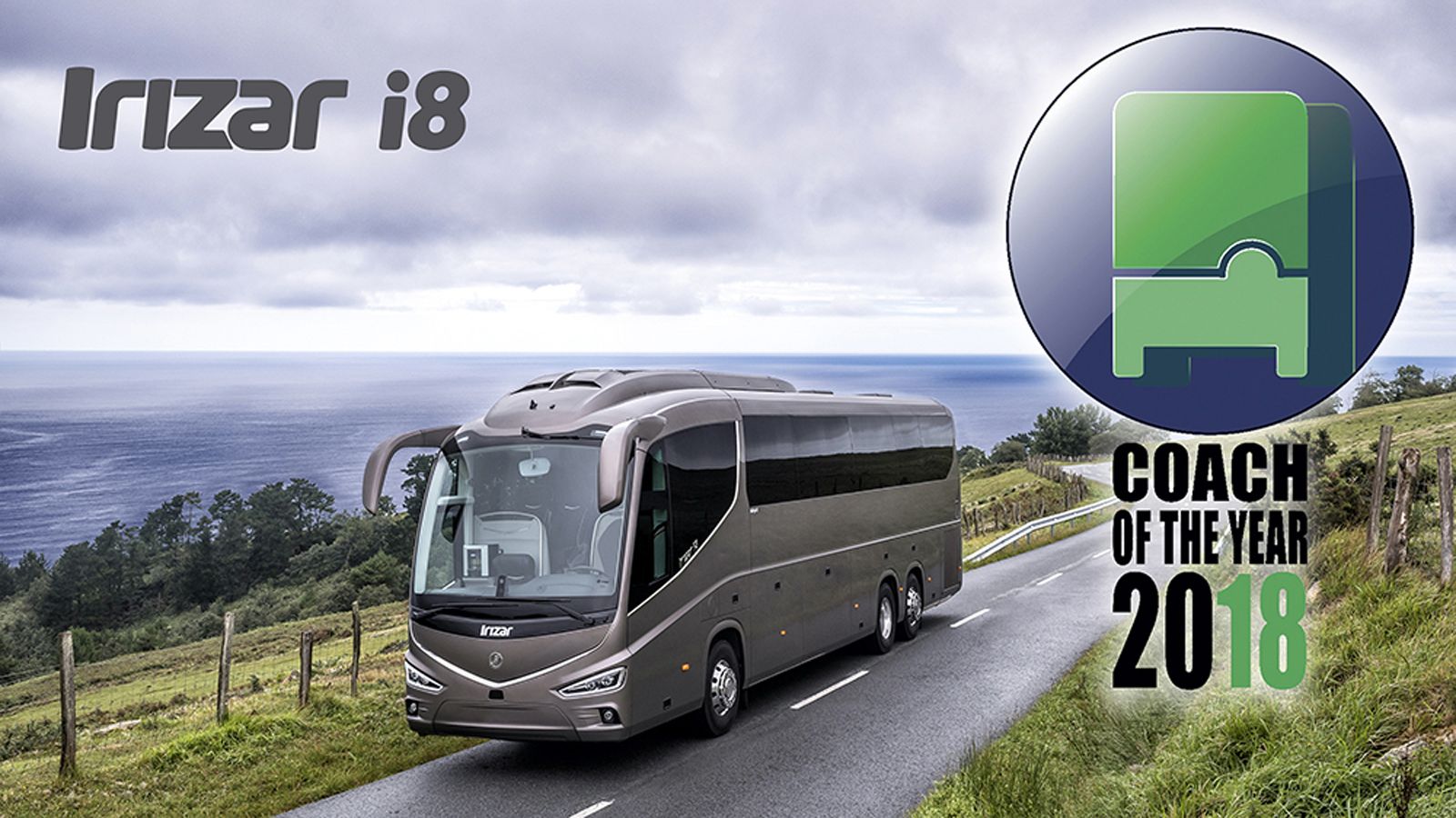 Το νέο Irizar i8 απέσπασε τον τίτλο του «Coach of the Year» για το 2018.
