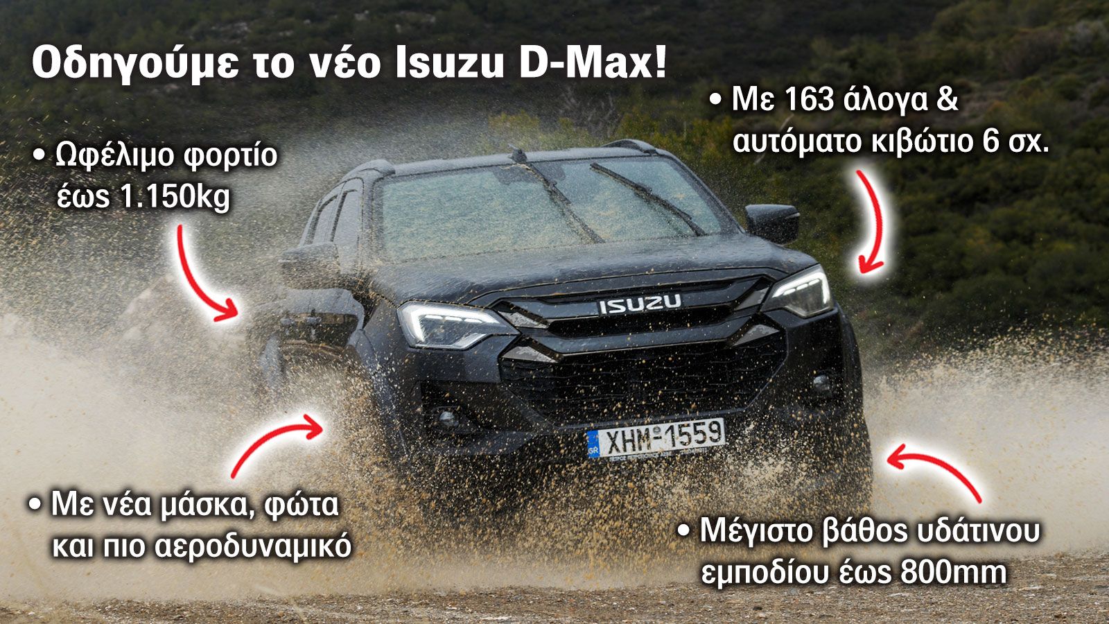 Νέο Isuzu D-Max: Τι άλλαξε; Πόσο βελτιώθηκε; 