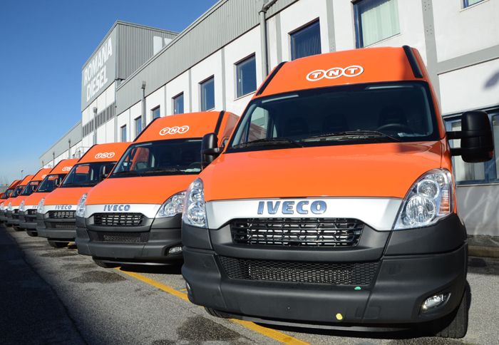 Συνολικά 115 Daily με κινητήρες φυσικού αερίου αναμένεται να παραδώσει η Iveco Trucks στην TNT Express Ιταλίας μέσα στο 2013.