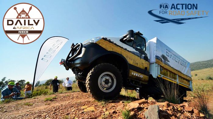Τα ειδικά διαμορφωμένα Iveco Daily 4x4 αναμένεται να διασχίσουν 6 αφρικανικές χώρες σε 45 ημέρες μέσω μιας διαδρομής 11.000 χλμ.