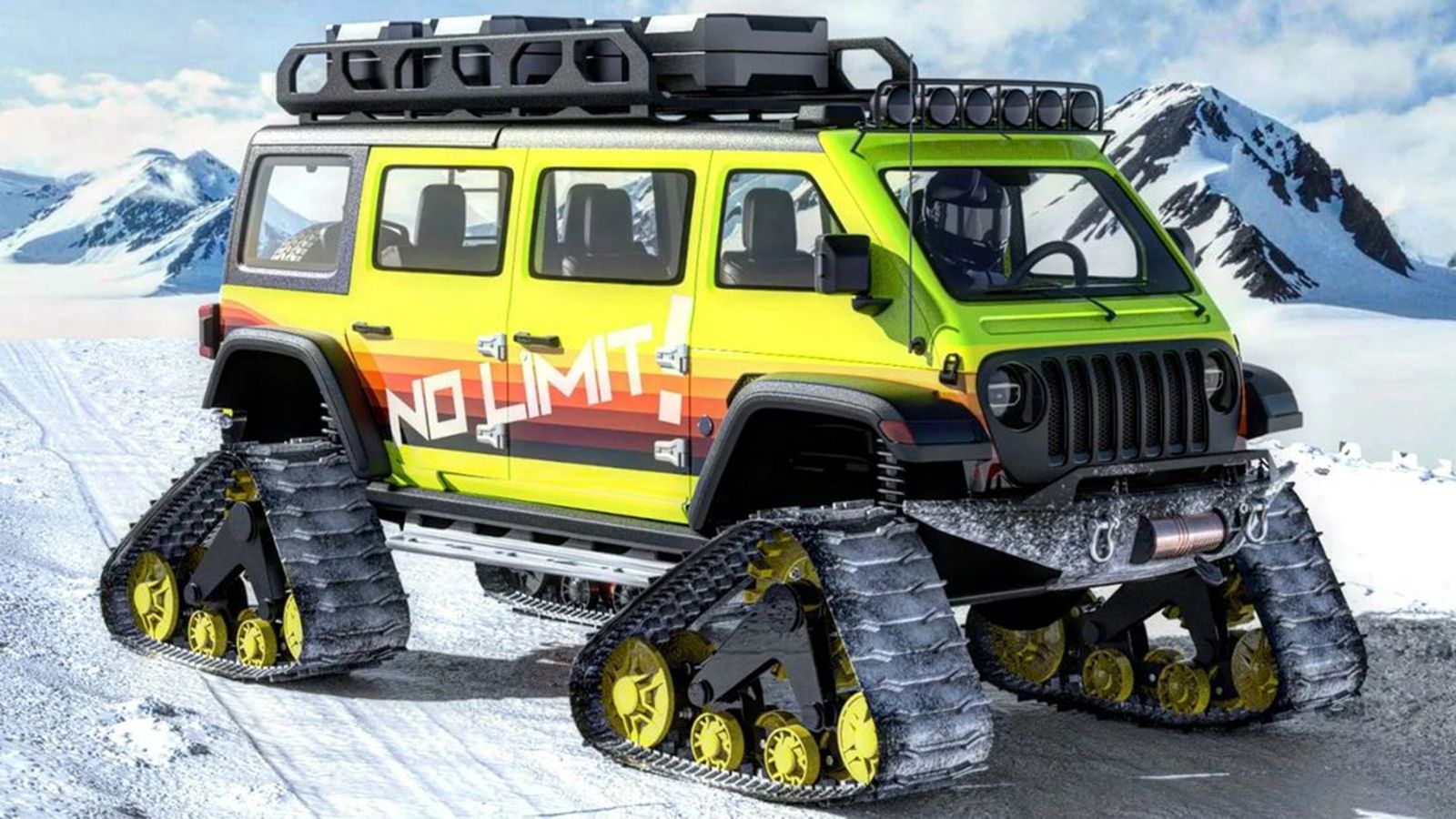 To Jeep Vangler ως ερπυστριοφόρο!