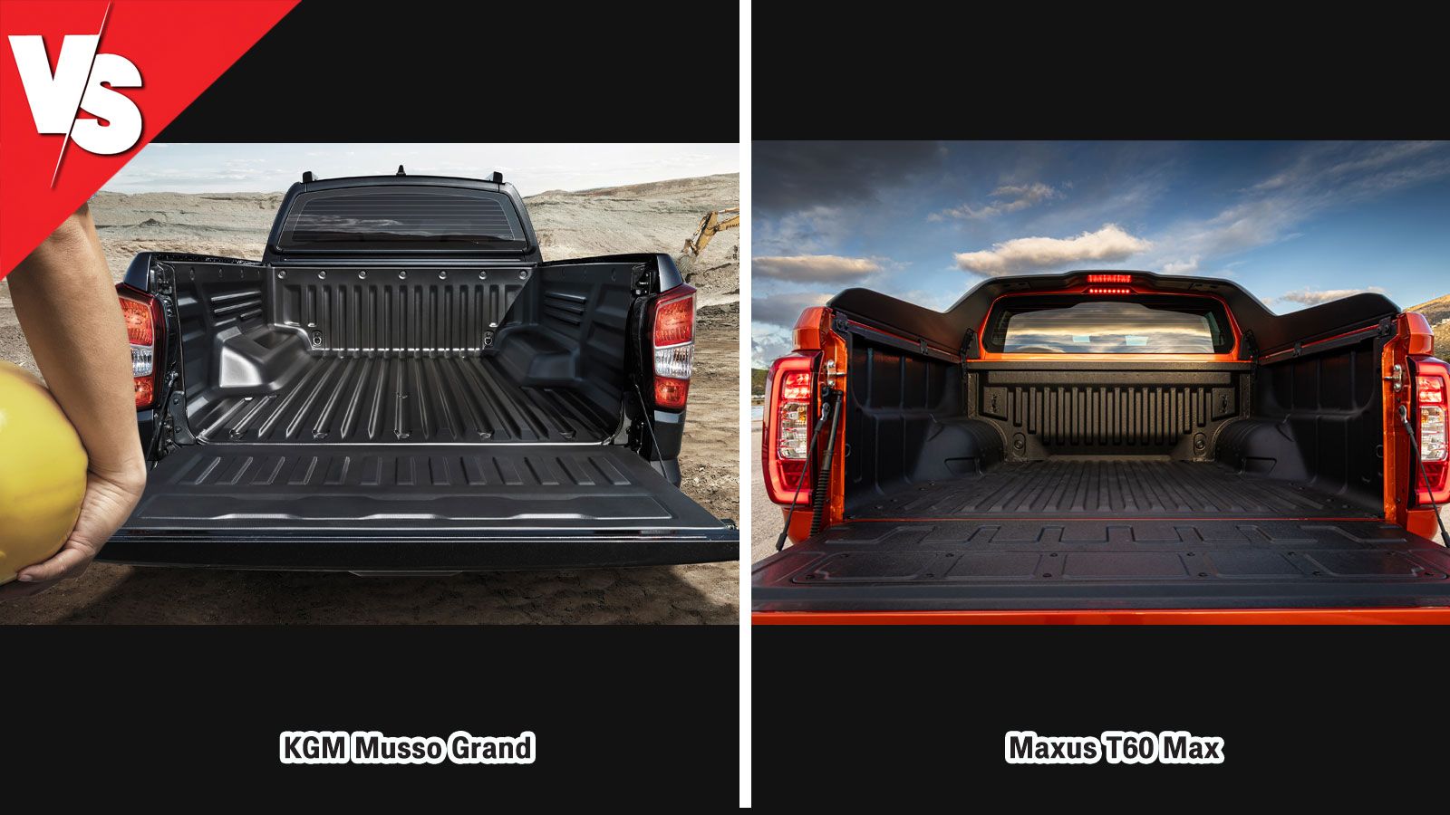 Το Musso Grand προσφέρει την μακρύτερη καρότσα σε Pick-Up στην Ελλάδα αλλά και το T60 Max μπορεί να μεταφέρει φορτία άνω του 1,0t. 