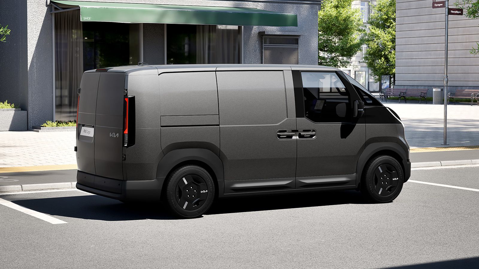 Kia pv5 cargo σε κίνηση