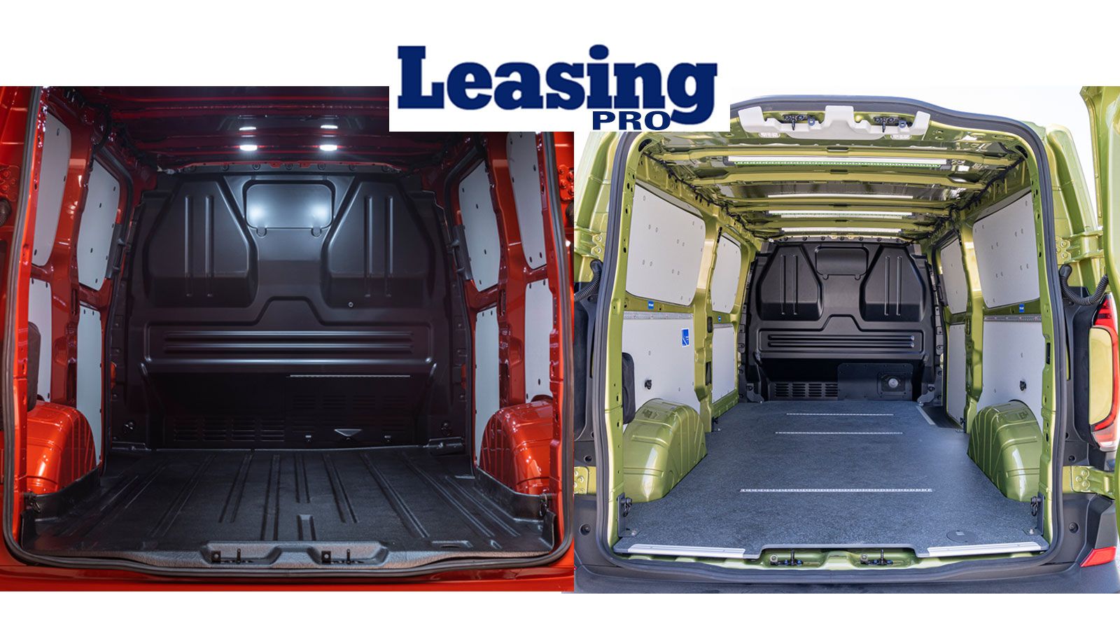 VW Transporter & Ford Transit Custom: χώρος φόρτωσης
