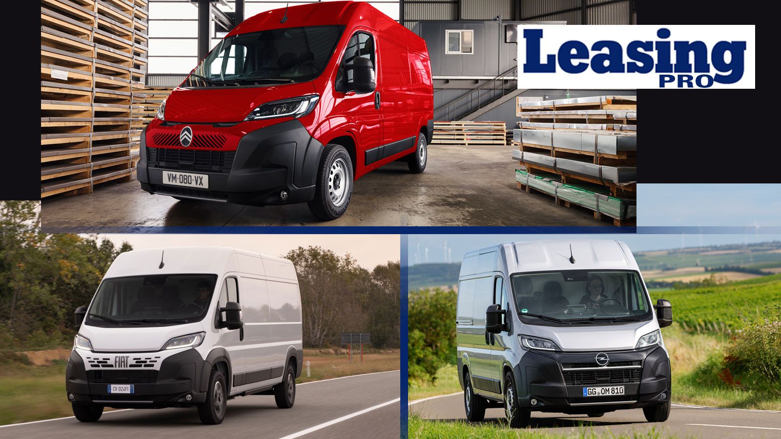 Μίξη εικόνων Citroen Jumper, Fiat Ducato, Opel Movano