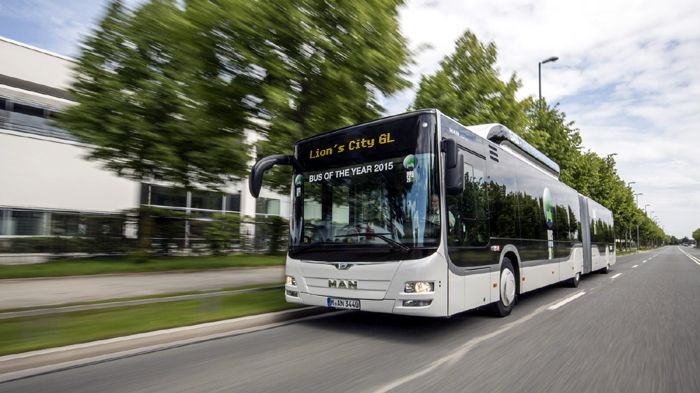 Το MAN LionΆs City GL CNG απέσπασε το βραβείο του «Bus of the Year 2015» που θα του απονεμηθεί στην προσεχή ΙΑΑ 2014 του Σεπτεμβρίου. 