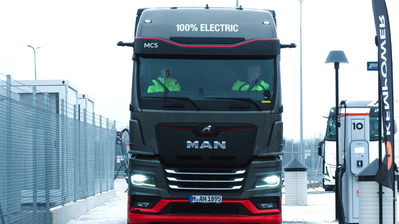 Το MAN eTGX φορτίζει με ισχύ 750 kW στον παγετό!