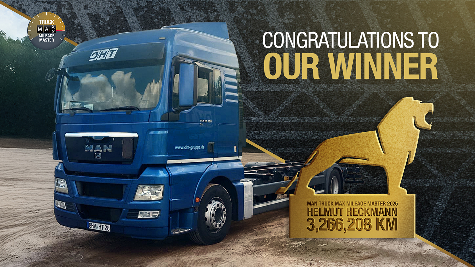 Βρέθηκε το MAN που έχει διανύσει τα περισσότερα χλμ. στην Ευρώπη!