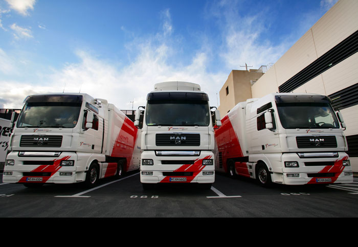 Η ΜΑΝ στα logistics της Formula 1