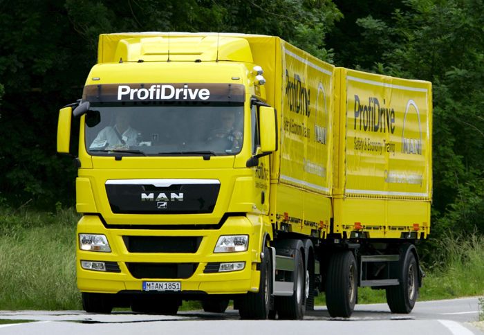 Το πρόγραμμα MAN ProfiDrive συμβάλλει στην μείωση της μέσης κατανάλωσης ενός φορτηγού σε ποσοστό έως και 10%. 