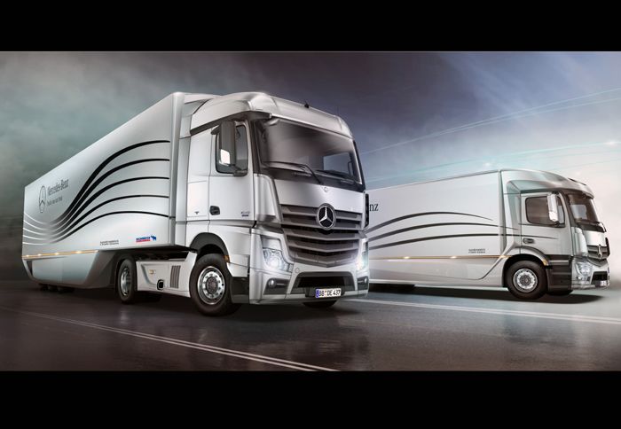 Χάρη στη νέα πρόταση της Mercedes-Benz, ο αεροδυναμικός συντελεστής των φορτηγών μπορεί να μειωθεί έως και κατά 18%.