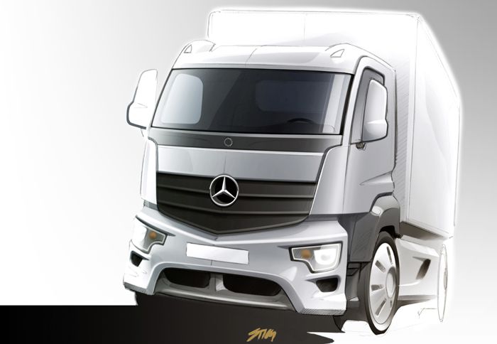 Κατά τη διάρκεια της IAA το Ανοβέρου τον προσεχή Σεπτέμβριο, η Mercedes-Benz θα παρουσιάσει ένα νέο ελαφρύ φορτηγό διανομών με την ονομασία Antos.