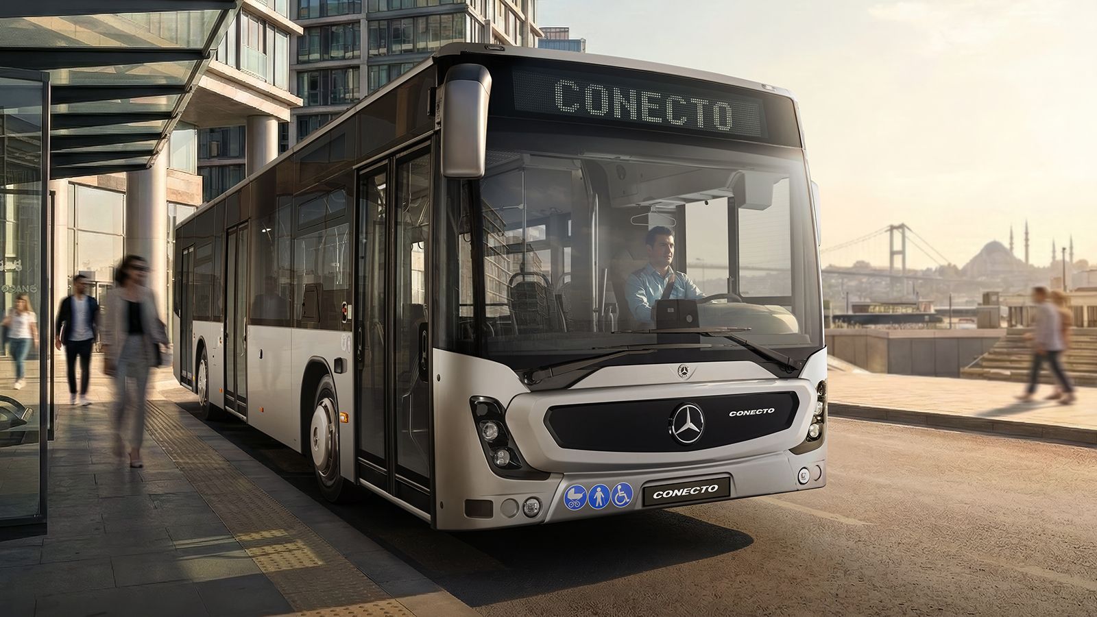 Mercedes-Benz Conecto: Στατικό, εμπρός όψη