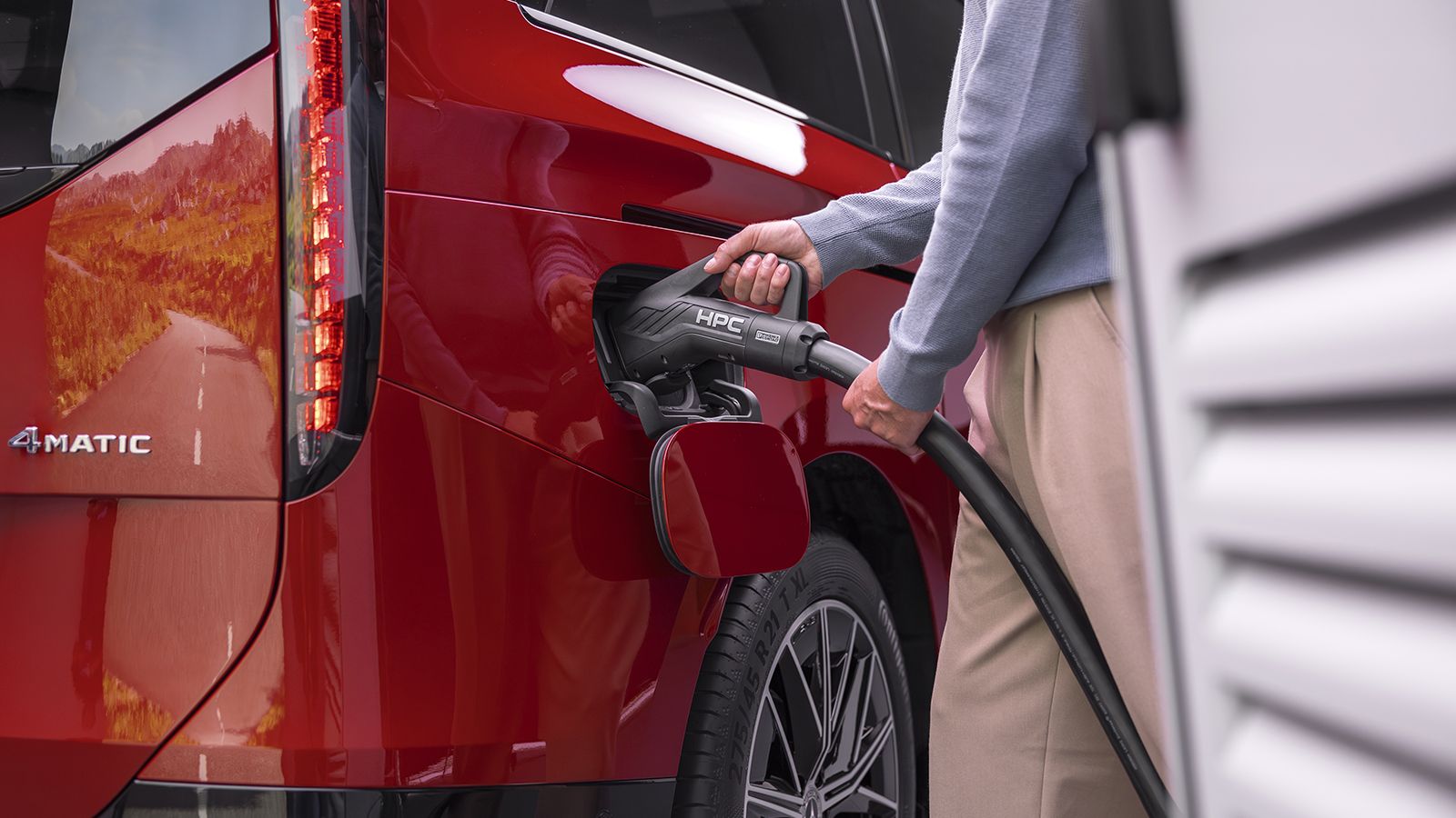Mercedes-Benz VLE: διαδικασία φόρτισης μπαταρίας