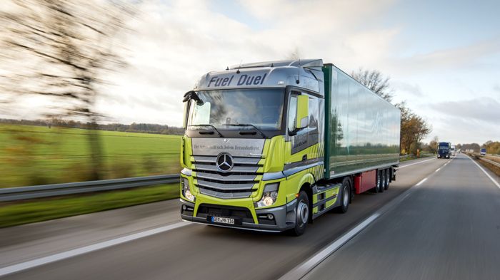 Το νέο Mercedes-Benz Actros συνεχίζει να αποδεικνύει πως αποτελεί το πιο οικονομικό σε καύσιμο βαρύ φορτηγό της κατηγορίας του.