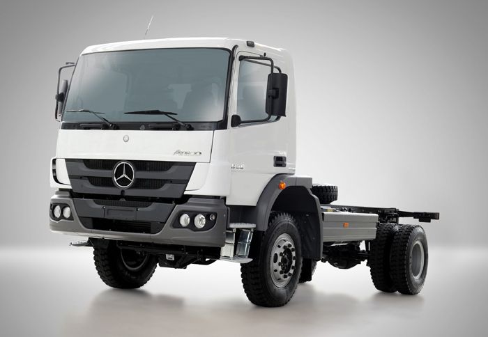 Περίπου 1.700 Mercedes-Benz Atego αναμένεται να έχουν παραδοθεί στο υπουργείο ¶μυνας της Βραζιλίας έως το τέλος του 2013.