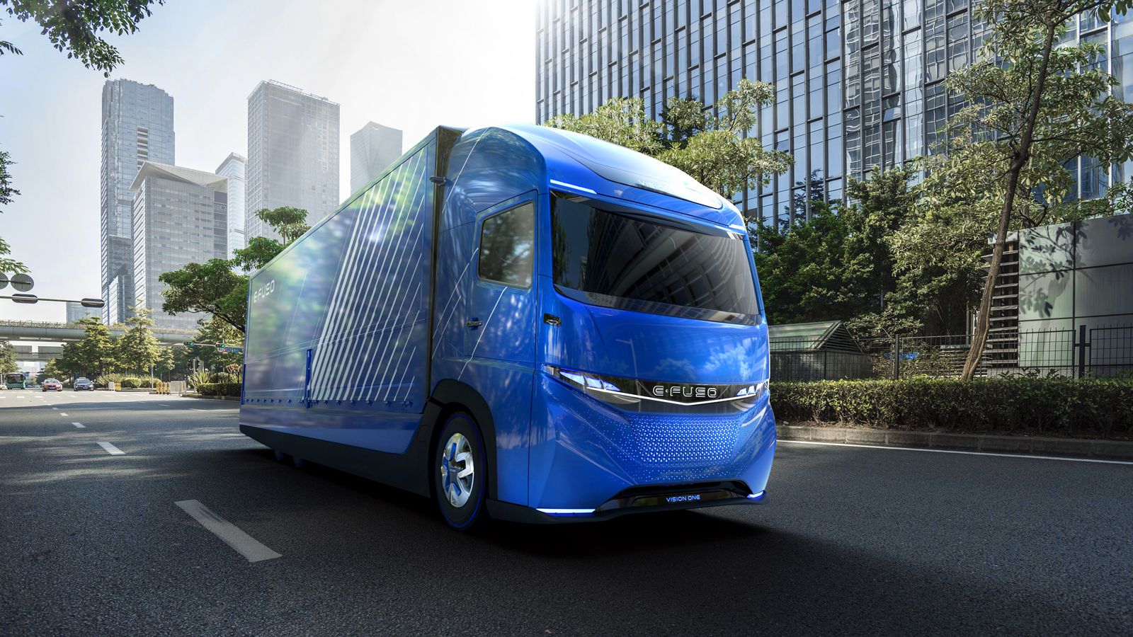 Το πρωτότυπο «e-Fuso Vision One» είναι το ηλεκτροκίνητο φορτηγό με μεικτό βάρος 23t. της ιαπωνικής εταιρείας.