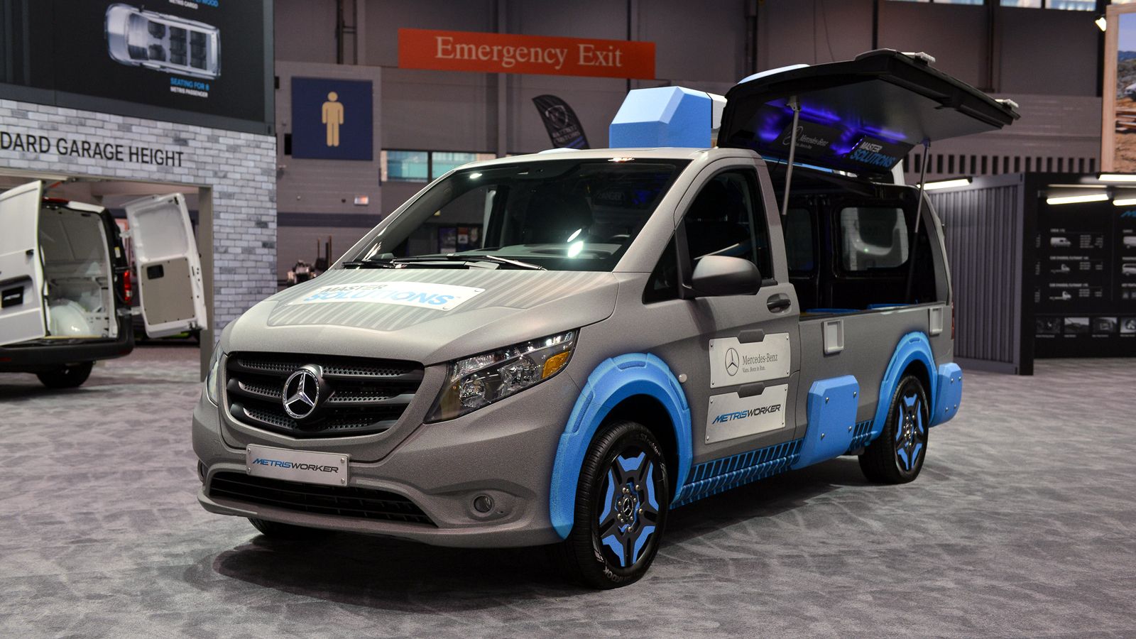 Το πρωτότυπο «Metris MasterSolutions Toolbox Concept Van» επιδεικνύει τις τεράστιες δυνατότητες εξατομίκευσης που η Mercedes-Benz προσφέρει…