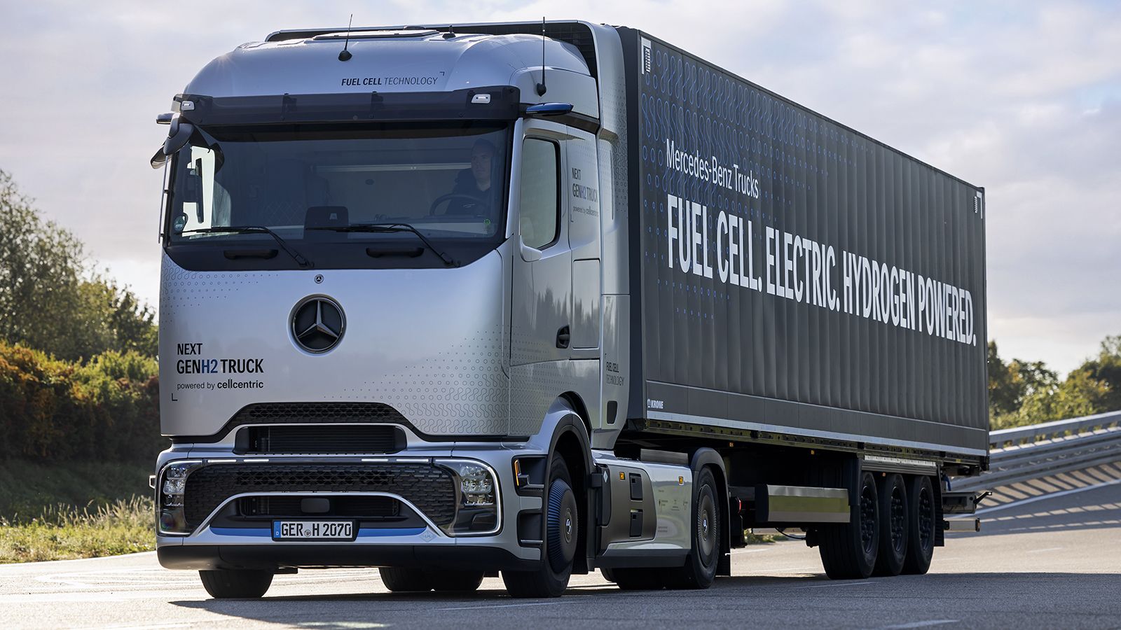 To υδρογονοκίνητο φορτηγό «Next Gen H2 Truck» της Daimler Trucks θα παραχθεί αρχικά σε 100 οχήματα προς το τέλος του 2026.