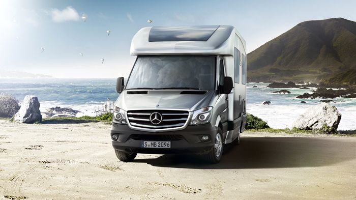 Η νέα γενιά του Mercedes-Benz Sprinter προσφέρει ακόμη περισσότερες λύσεις και ως διασκευασμένο αυτοκινούμενο τροχόσπιτο.