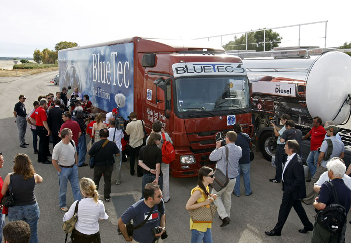 Με 19λτ./100χλμ. κινήθηκε το Actros!