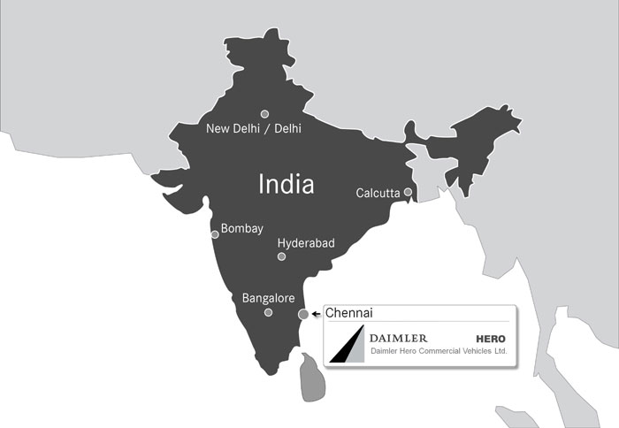 Νέα γραμμή παραγωγής Daimler AG στην Ινδία