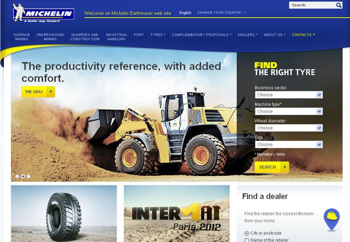 Το νέο site της Michelin φιλοδοξεί να γίνει το... εργαλείο των επαγγελματιών που ασχολούνται με χωματουργικές εργασίες και εργοτάξια.