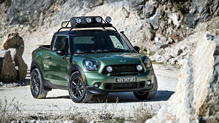 Το νέο Mini Paceman Adventure Concept είναι μια 4κίνηση έκδοση του δημοφιλούς μοντέλου με ανοικτή καρότσα.