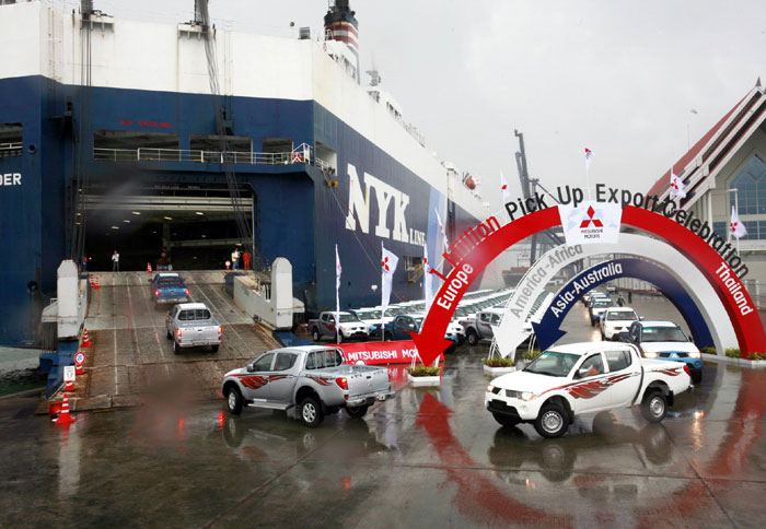 Ρεκόρ εξαγωγών για τα Mitsubishi Pick-Up