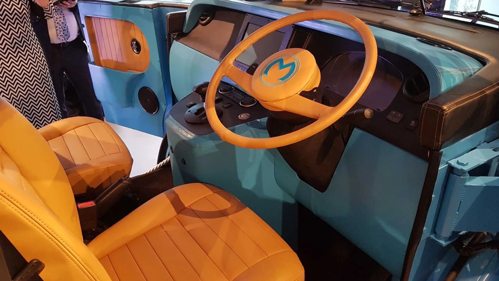 Morris JE Electric Van: εσωτερικό καμπίνας επιβατών