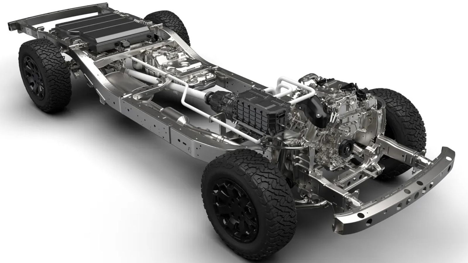 Nissan Frontier Pro Pick-Up: πλαίσιο τύπου σκάλας. 