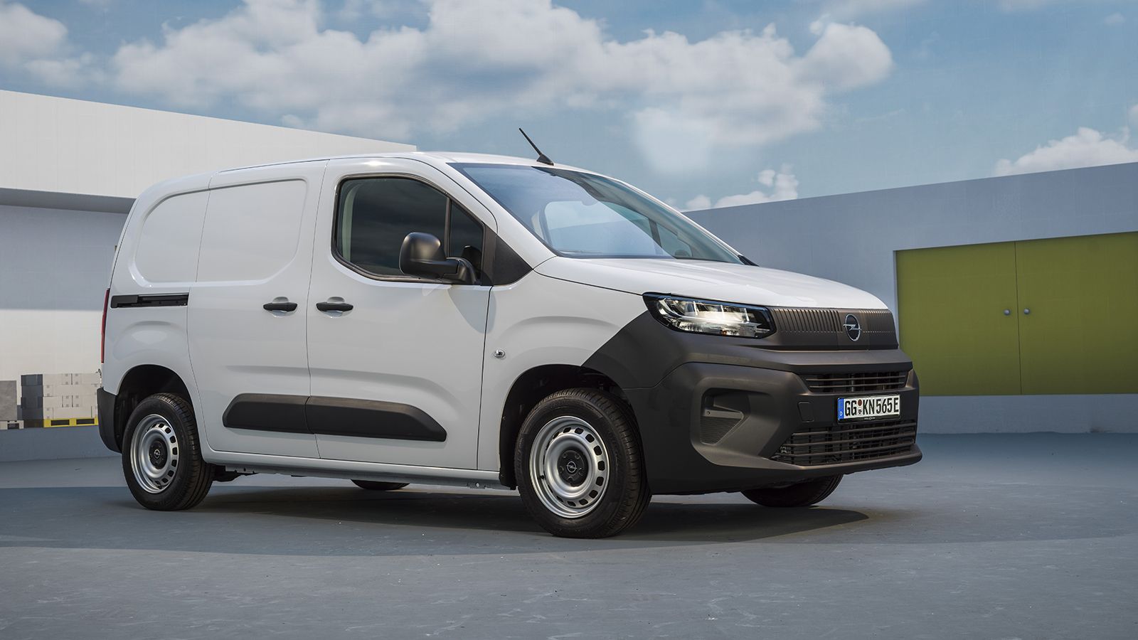 Opel Combo Start: εμπρός ¾ στατική όψη, νέα έκδοση Van, Μικρό Van