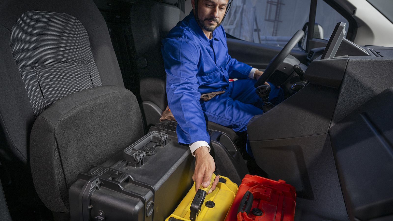 Opel Combo Start: εσωτερικό καμπίνας, Moduconsole, αποθηκευτικοί χώροι, οργάνωση