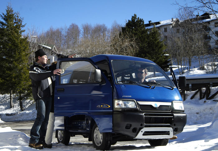 To Porter Maxxi 4x4 στα... χιόνια