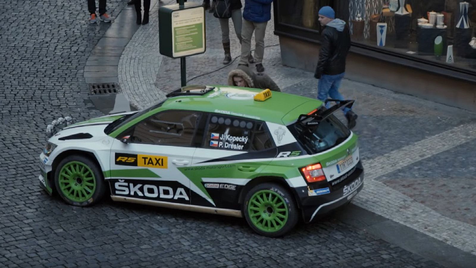 Skoda Fabia R5 έγινε ταξί!
