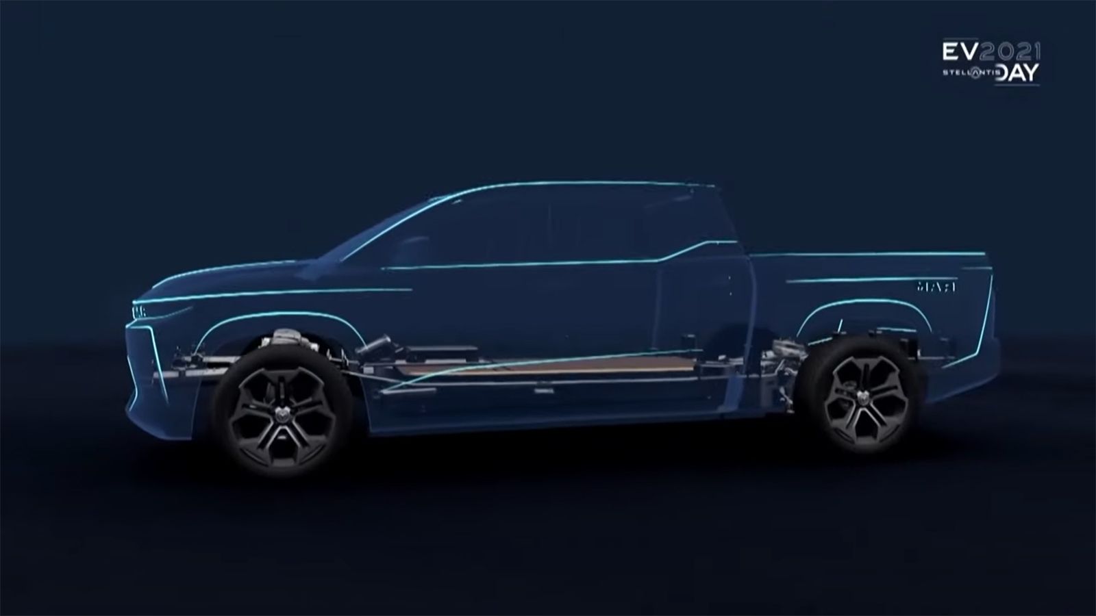Το ηλεκτρικό Pick-Up θα στηρίζεται στην πλατφόρμα STLA, στην οποία θα βασίζονται συνολικά 8 μοντέλα που θα λανσαριστούν τα προσεχή 3-5 χρόνια από τις 