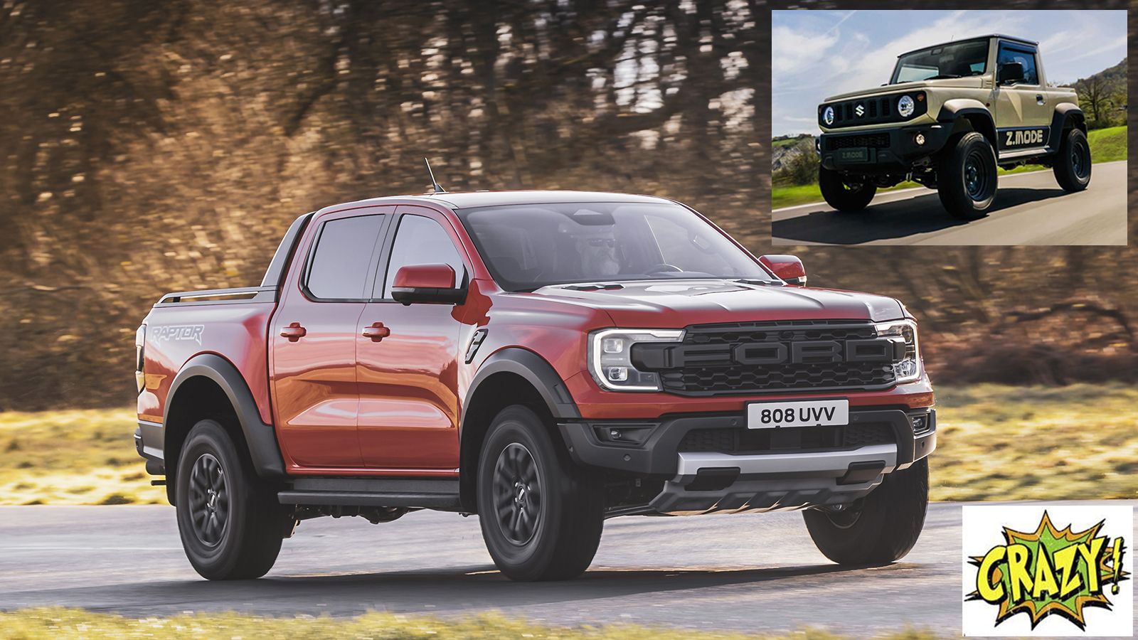 Ford Ranger Raptor ή Suzuki Jimny; Καλά, μη βαράτε, πλάκα κάνουμε (περίπου)...