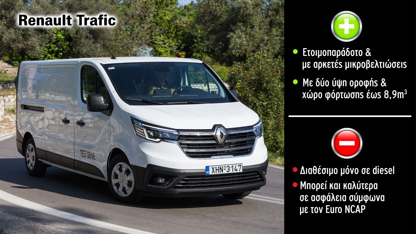 Οδηγούμε το νέο Renault Trafic 