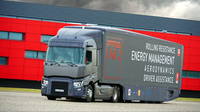 Σύμφωνα με τα αποτελέσματα των ερευνών της Renault Trucks, το Optifuel Lab 2 μπορεί να επιφέρει μείωση της κατανάλωσης καυσίμου κατά 22%. 